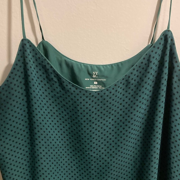 New York & Company Teal Camisole - Picture 4 of 4